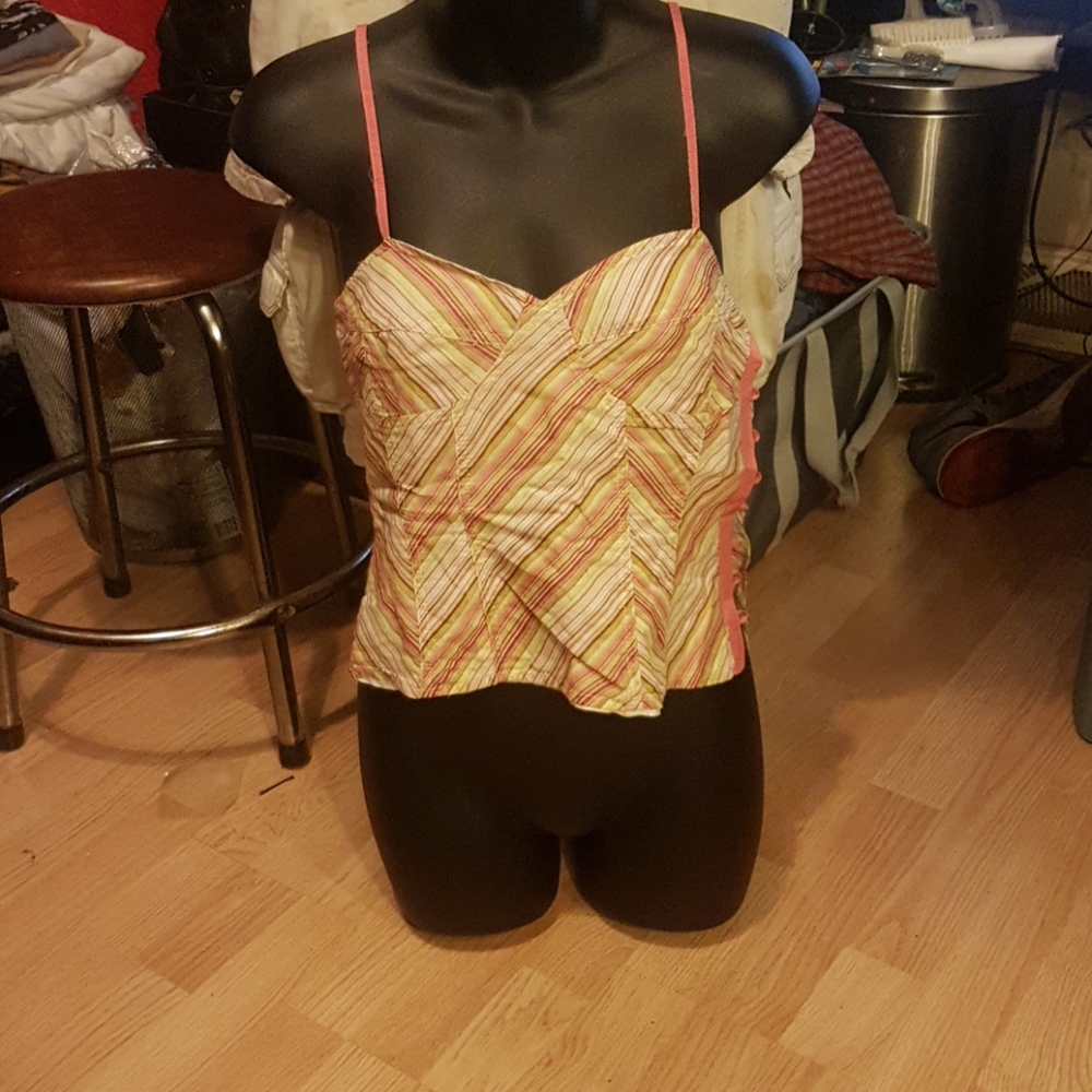 Colorful crop tank